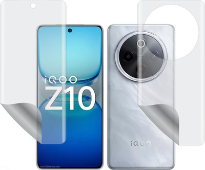 TELTREK Front and Back Screen Guard for Vivo iQOO Z10 (Edge to Edge Full Screen Protector)(Pack of 1)