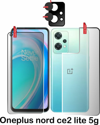 chakoor Front and Back Screen Guard for ONEPLUS NORD CE 2 LITE 5G(Pack of 3)