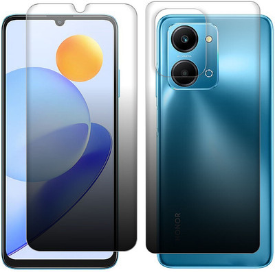 FCS Front and Back Screen Guard for Honor Play7T Front+Back (Matte)(Pack of 2)