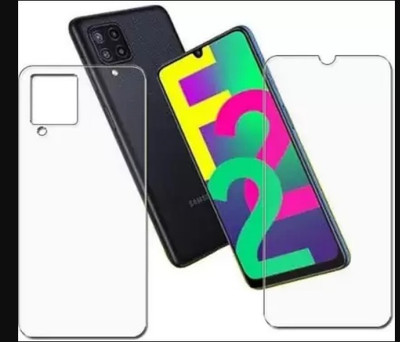 LIGHTWINGS Front and Back Screen Guard for SCREEN GUARD FOR Front Back SAMSUNG GALAXY F22 (Pack of 2)(Pack of 2)