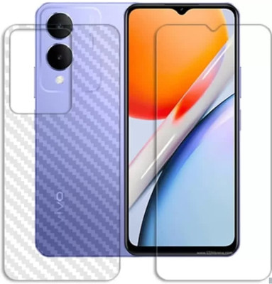 KHWABEEDA Front and Back Screen Guard for VIVO Y36i FRONT AND BACK SCREEN GUARD(Pack of 2)