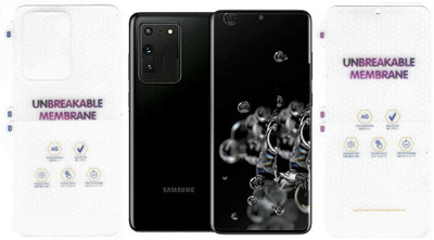 VOSKI Front and Back Screen Guard for Samsung Galaxy S10 Lite Matte Finish Unbreakable Membrane FrontBack Screen Guard(Pack of 1)