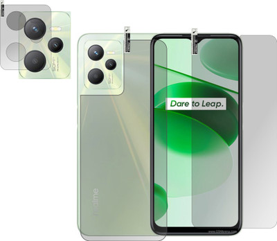 chakoor Front and Back Screen Guard for REALME C35(Pack of 3)