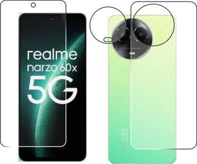 chakoor Front and Back Screen Guard for Realme Narzo 60x(Pack of 3)