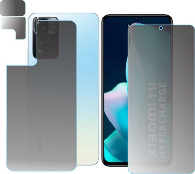 chakoor Front and Back Screen Guard for Xiaomi 11i HyperCharge 5G(Pack of 2)