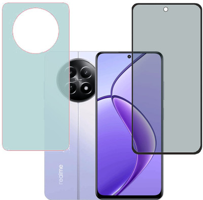 KARTRAY Front and Back Screen Guard for Realme 12x 5G(Pack of 2)