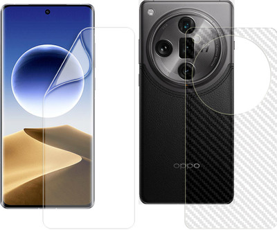 ARBAN Front and Back Screen Guard for Oppo Find X7 Ultra 5G (1 HYDROGEL SCREEN PROTECTOR WITH 1 CARBON FIBER SKIN)(Pack of 1)