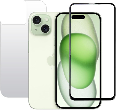 ECMERED Front and Back Tempered Glass for APPLE iPhone 15 Plus, iPhone 15 Plus(Pack of 1)