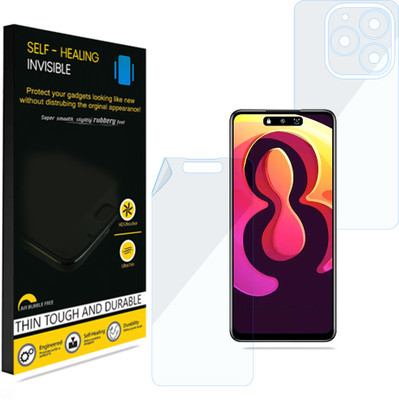 KUBERAN Front and Back Screen Guard for Infinix Smart 8 HD, Invisible Screen Protector / Body Protector, Scratch Guard, With installation kit(Pack of 1)
