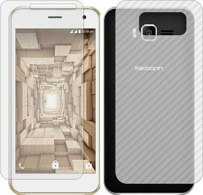 Mobling Front and Back Tempered Glass for KARBONN TITANIUM 3D PLEX(Pack of 2)