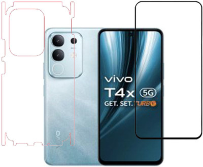 SPRITZEN Front and Back Screen Guard for Vivo T4x 5G(Pack of 2)