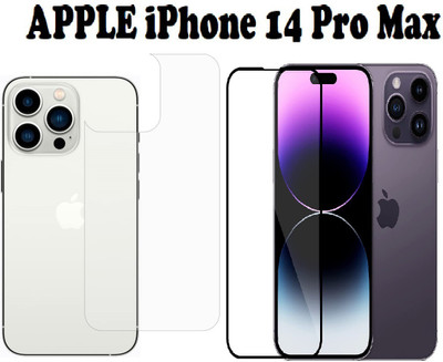 welldesign Front and Back Screen Guard for APPLE iPhone 14 Pro Max, iPhone 14 Pro Max(Pack of 1)