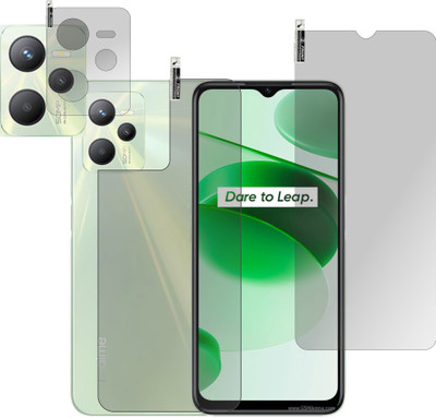 chakoor Front and Back Screen Guard for REALME C35(Pack of 3)