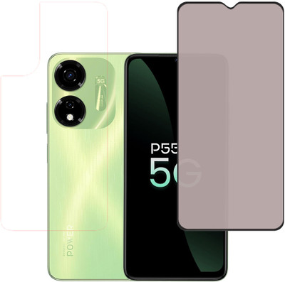 KARTRAY Front and Back Screen Guard for itel P55 5G(Pack of 2)