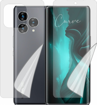 Fasheen Front and Back Screen Guard for Lava Blaze Curve(Pack of 1)