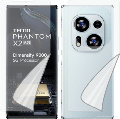 Fasheen Front and Back Screen Guard for TECNO PHANTOM X2 5G (Edge To Edge TPU Full Coverage)(Pack of 1)