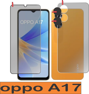 chakoor Front and Back Screen Guard for OPPO A17(Pack of 2)