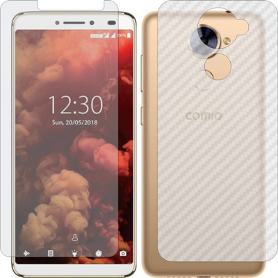 Mobling Front and Back Tempered Glass for COMIO X1 NOTE(Pack of 2)