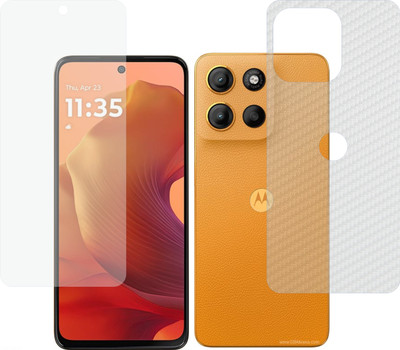 TELTREK Front and Back Screen Guard for Motorola Moto G15 Power(Pack of 2)