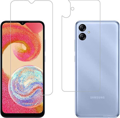 welldesign Front and Back Screen Guard for SAMSUNG Galaxy M04, SAMSUNG Galaxy A04 E, SAMSUNG Galaxy A04, SAMSUNG Galaxy F04(Pack of 1)