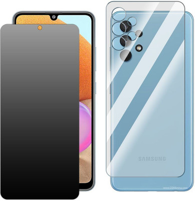 Enlinea Front and Back Screen Guard for Samsung Galaxy A32 Front+Back (Matte)(Pack of 2)