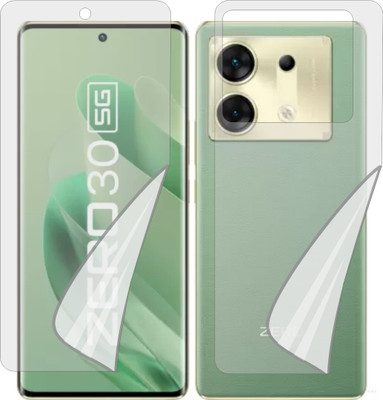 Fasheen Front and Back Screen Guard for INFINIX ZERO 30 X6731 (Edge To Edge TPU Full Coverage)(Pack of 1)