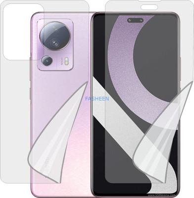 Fasheen Front and Back Screen Guard for MI CIVI 2 (Edge To Edge TPU, Full Coverage)(Pack of 1)