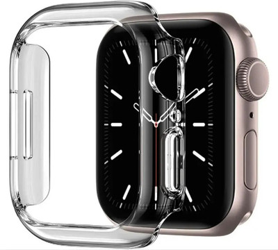 TSHIENTT Screen Guard for 38mm Apple Watch Series 3/2/1 Bumper Cover for 38mm Watch Without Tempered Glass All Around Protection [NO GLASS SCREEN] [CLEAR](Pack of 1)