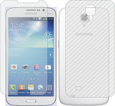 Mobling Front and Back Screen Guard for SAMSUNG GALAXY MEGA 6.3 (Front 9H Hardness Matte & Carbon Fiber Skin for Back)(Pack of 2)