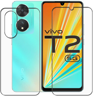 ELEF Front and Back Screen Guard for Vivo T2 Front & Back Flexible Screen Guard Protector (Not Tempered Glass)(Pack of 1)