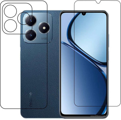 DVTECH Front and Back Screen Guard for Realme C63 9H Crystal Clear(Pack of 1)