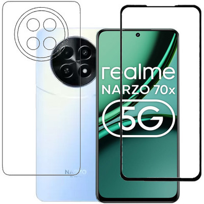 KMPERED Front and Back Screen Guard for Realme Narzo 60x (5G)(Pack of 1)