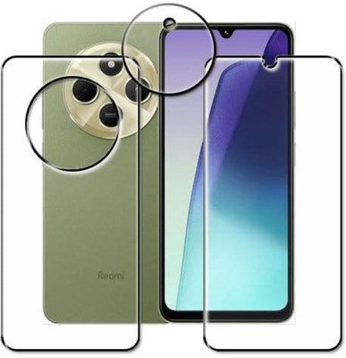Olonga Front and Back Screen Guard for Redmi A4 5G, Poco C75, Xiaomi Poco C75, Redmi A4, Mi A4 5G(Pack of 3)