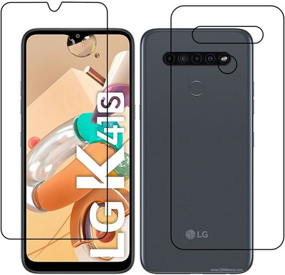 DVTECH Front and Back Screen Guard for LG K41S(Pack of 1)