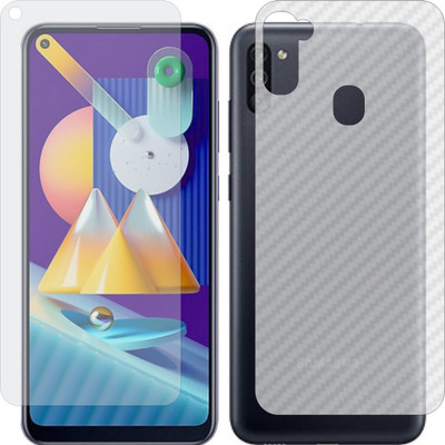 Mobling Front and Back Tempered Glass for SAMSUNG GALAXY M11(Pack of 2)