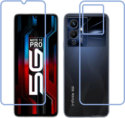 DVTECH Front and Back Screen Guard for Infinix Note 12 Pro 5G(Pack of 1)