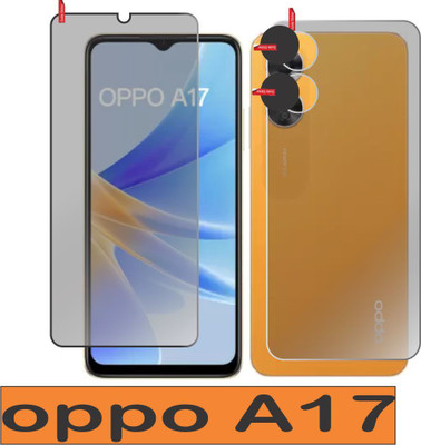 chakoor Front and Back Screen Guard for OPPO A17(Pack of 2)