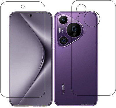 DVTECH Front and Back Screen Guard for Huawei Pura 70 Pro 9H Crystal Clear(Pack of 1)
