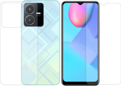 Ten To 11 Front and Back Screen Guard for ViVO Y22(Pack of 2)
