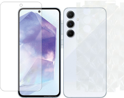 tiddler Front and Back Screen Guard for Samsung Galaxy A55(Pack of 1)