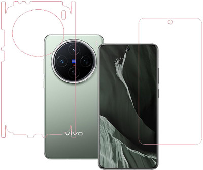 SPRITZEN Front and Back Screen Guard for Vivo X200 5G, Front Clear Back Clear(Pack of 2)