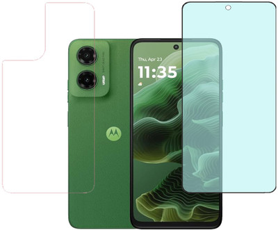 KARTRAY Front and Back Screen Guard for Motorola G35 5G(Pack of 2)