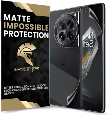 ArmourPro Front and Back Screen Guard for OnePlus 12 5G, OnePlus 12, Unbreakable Nano Fiber Membrane with Easy Installation(Pack of 1)