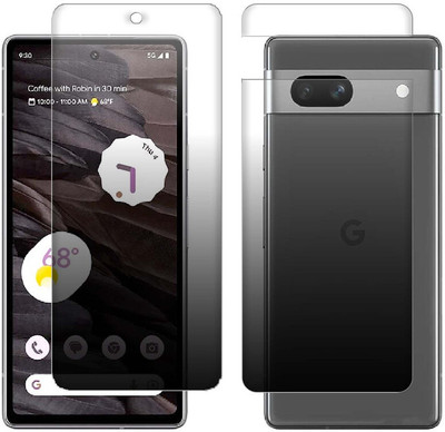 Enlinea Front and Back Screen Guard for Google Pixel 7a Front+Back (Matte)(Pack of 2)