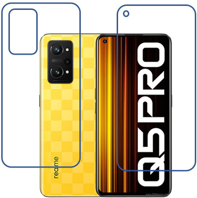 DVTECH Front and Back Screen Guard for 9H Crystal Clear Front And TPU BackRealme Q5 Pro(Pack of 1)