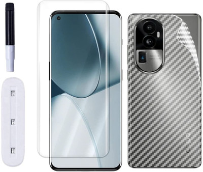 Bai and kaka Front and Back Tempered Glass for Oppo Reno 11 5G(Pack of 2)