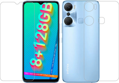 Vatsin Front and Back Screen Guard for Infinix Hot 12 Pro(Pack of 2)