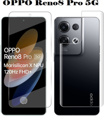 LIKEDESIGN Front and Back Screen Guard for OPPO Reno8 Pro, OPPO Reno8 Pro 5G, OPPO Reno 8 Pro(Pack of 2)