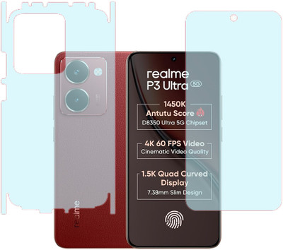 SPRITZEN Front and Back Screen Guard for Realme P3 Ultra 5G, Front Matte Back Matte(Pack of 2)