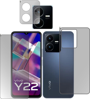 chakoor Front and Back Screen Guard for Vivo Y22(Pack of 2)